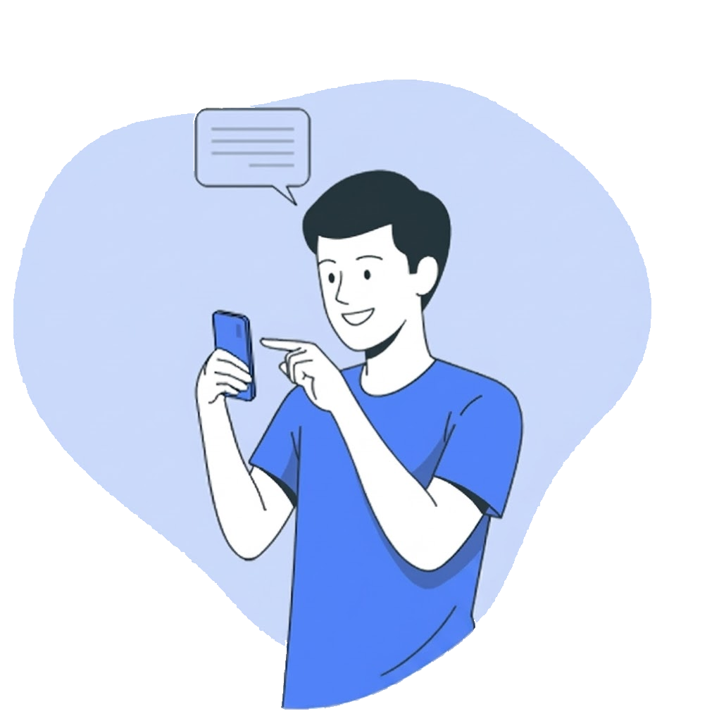 Use the number for SMS verification